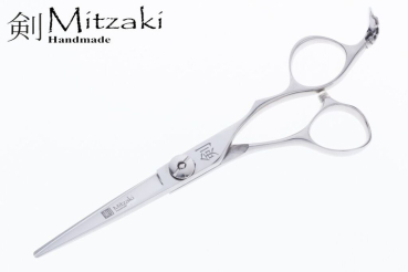 Totenkopf MITZAKI-Witchery (5,5 Zoll), nicht nur für "Haarpiraten", mit  Fingerhaken als Totenkopf, Ergo-Form, für Friseure die das besondere lieben, Rändelschraube zur Feinjustierung,Hohlschliff, robuste Klingen aus PREMIUMSTAHL